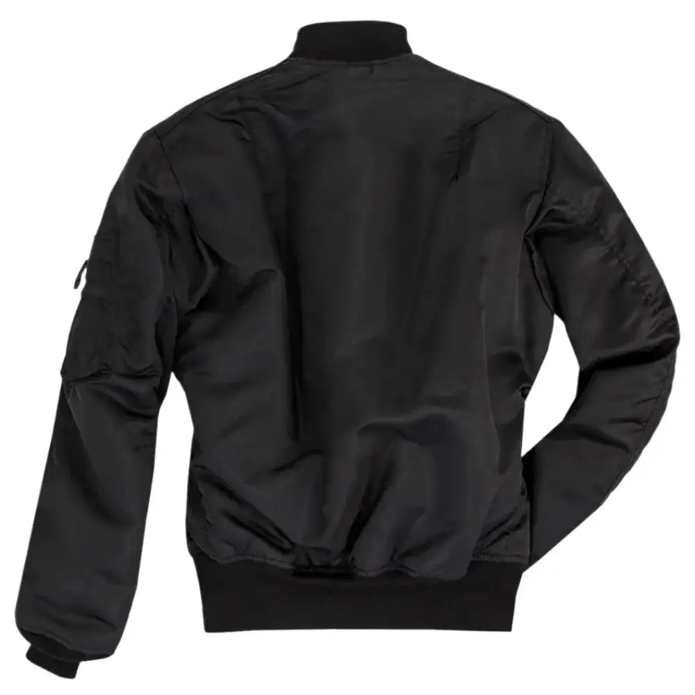Men's Black Authentic MA-1 Bomber Jacket – Classic Military Style
