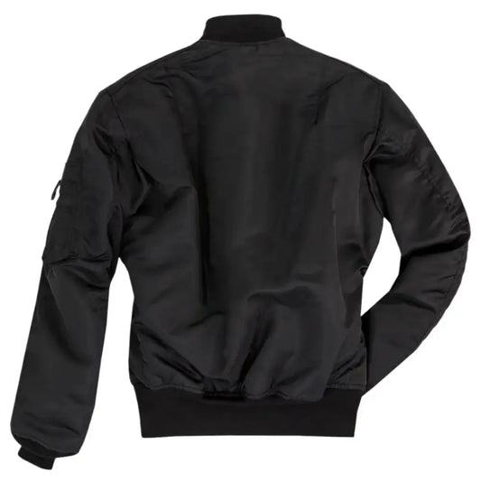 Men's Black Authentic MA-1 Bomber Jacket – Classic Military Style